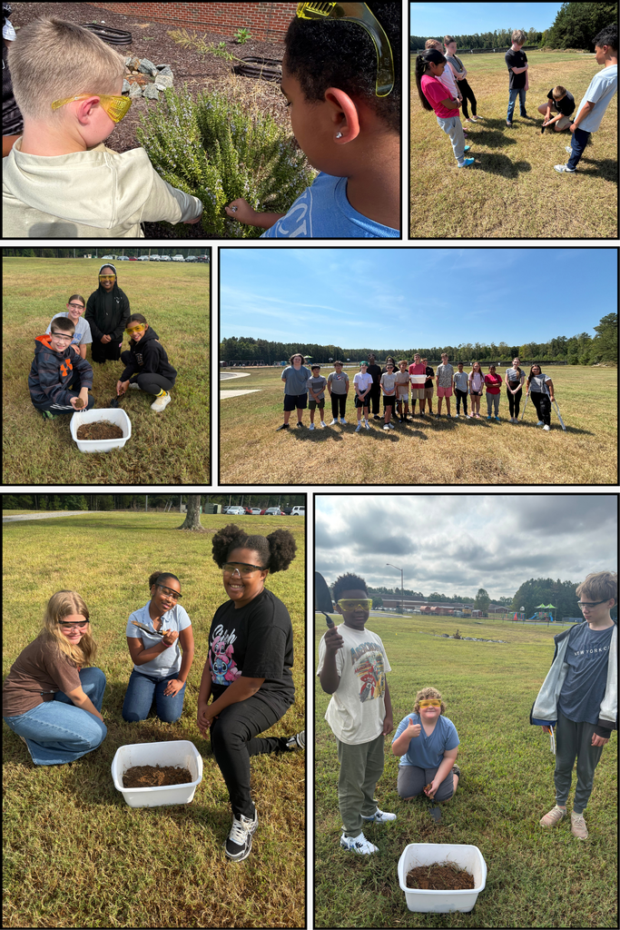 Verona AG Students taking Soil Samples and discovering rosemary