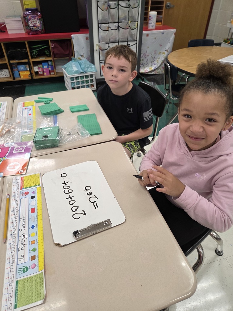 Students collaborating on classwork