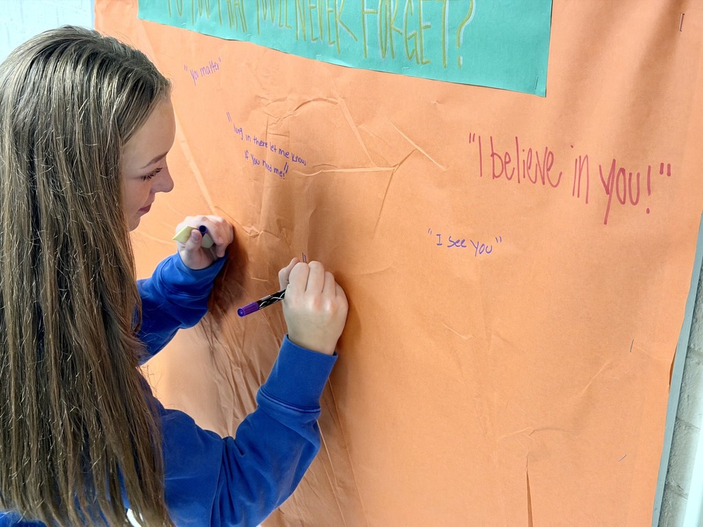 Students decorate the halls in preparation for the Homecoming 2026 Music Festival themed week of October 5-9.