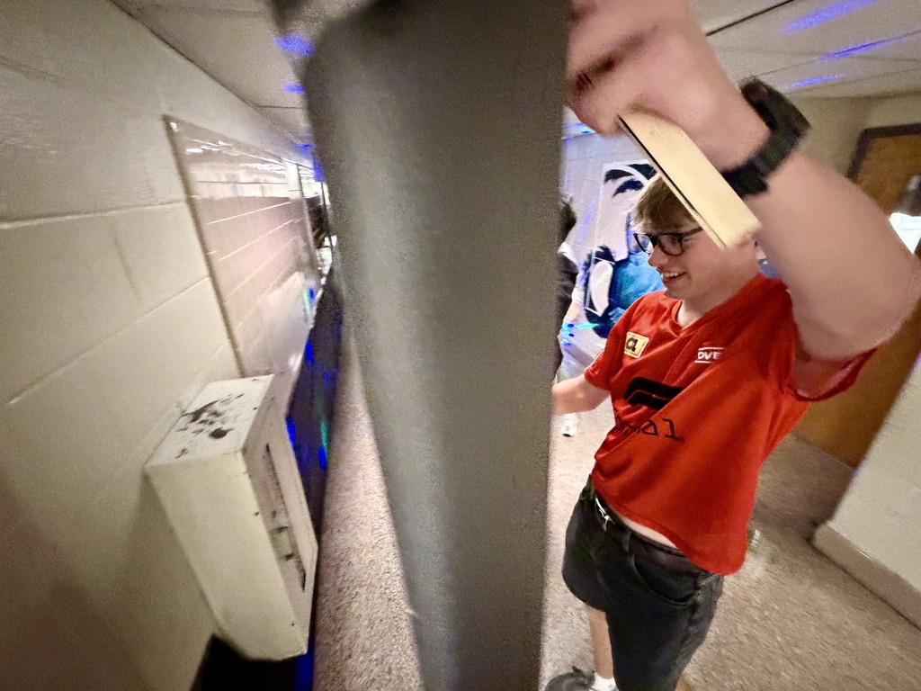 Students decorate the halls in preparation for the Homecoming 2026 Music Festival themed week of October 5-9.
