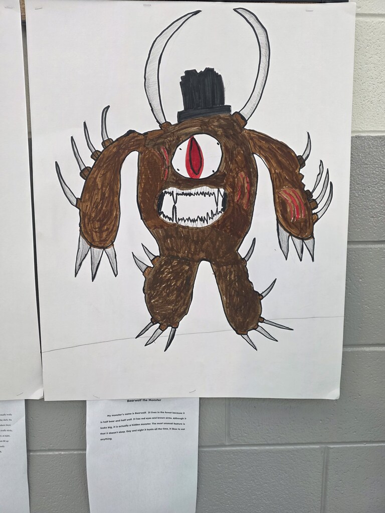 Franklin EL Student Monster Activity