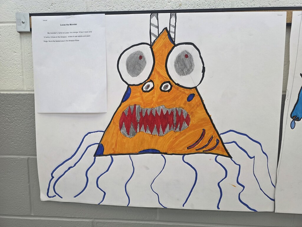 Franklin EL Student Monster Activity