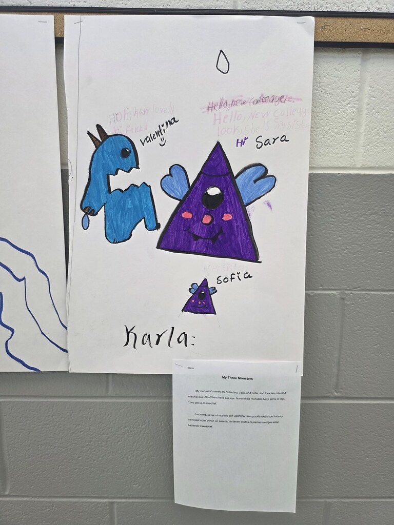 Franklin EL Student Monster Activity