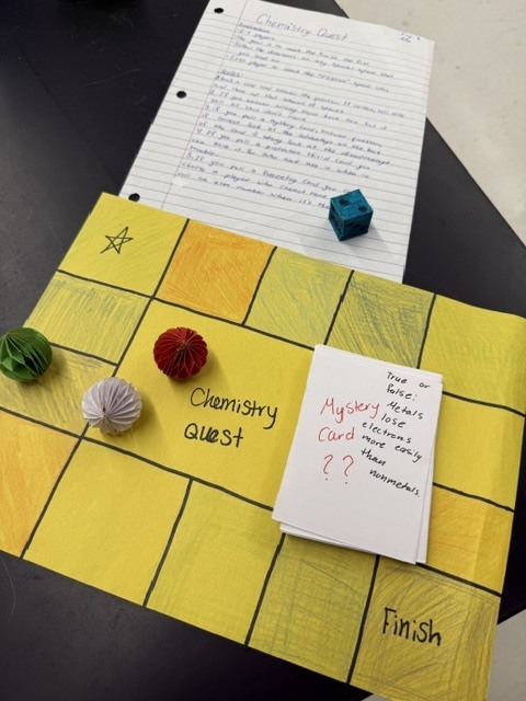 Chemistry game board