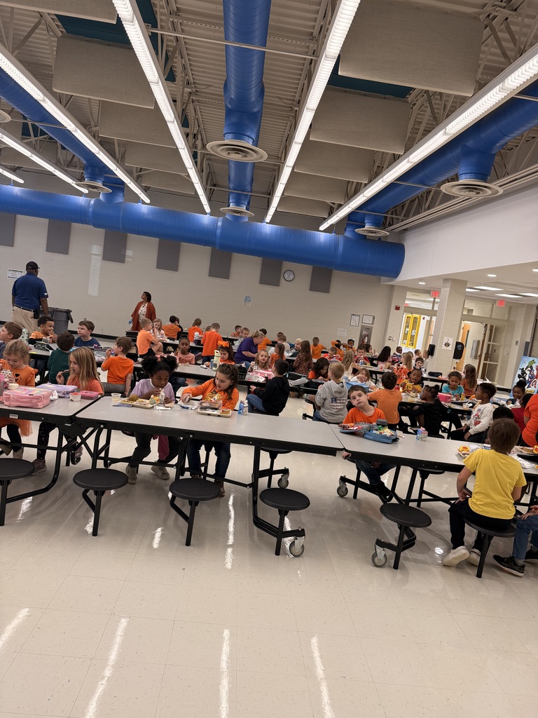Students dressed in orange for UNity Day