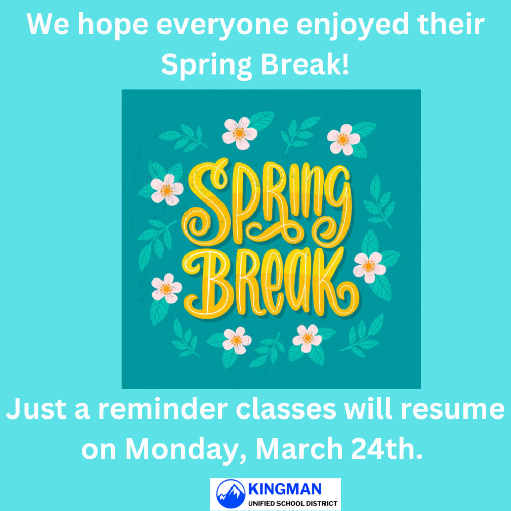 Spring Break Return