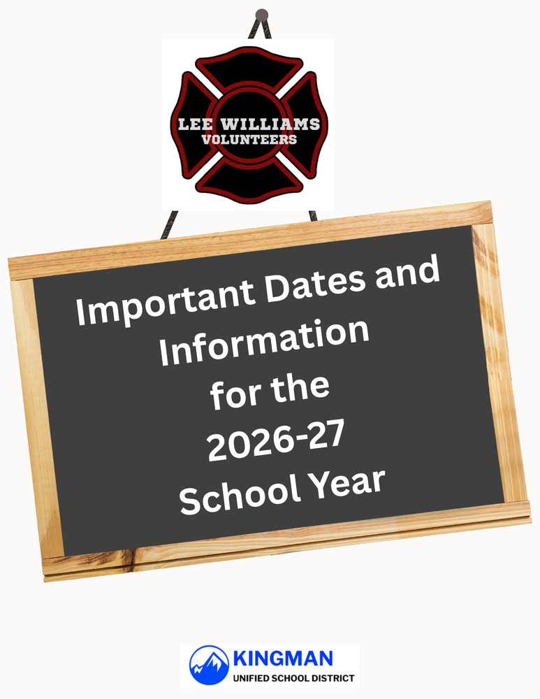 LWHS Important Dates and Information