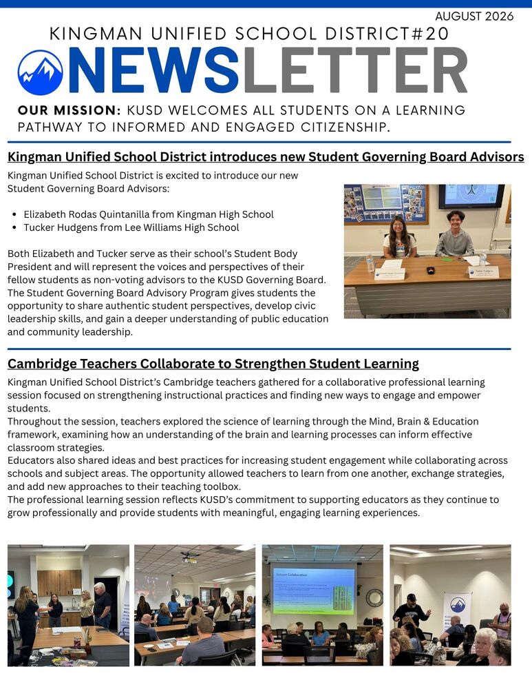 August Newsletter