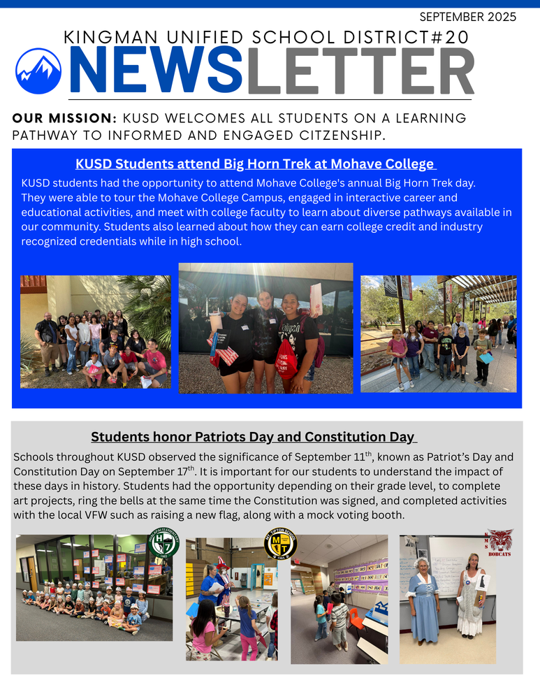 KUSD Sept. Newsletter