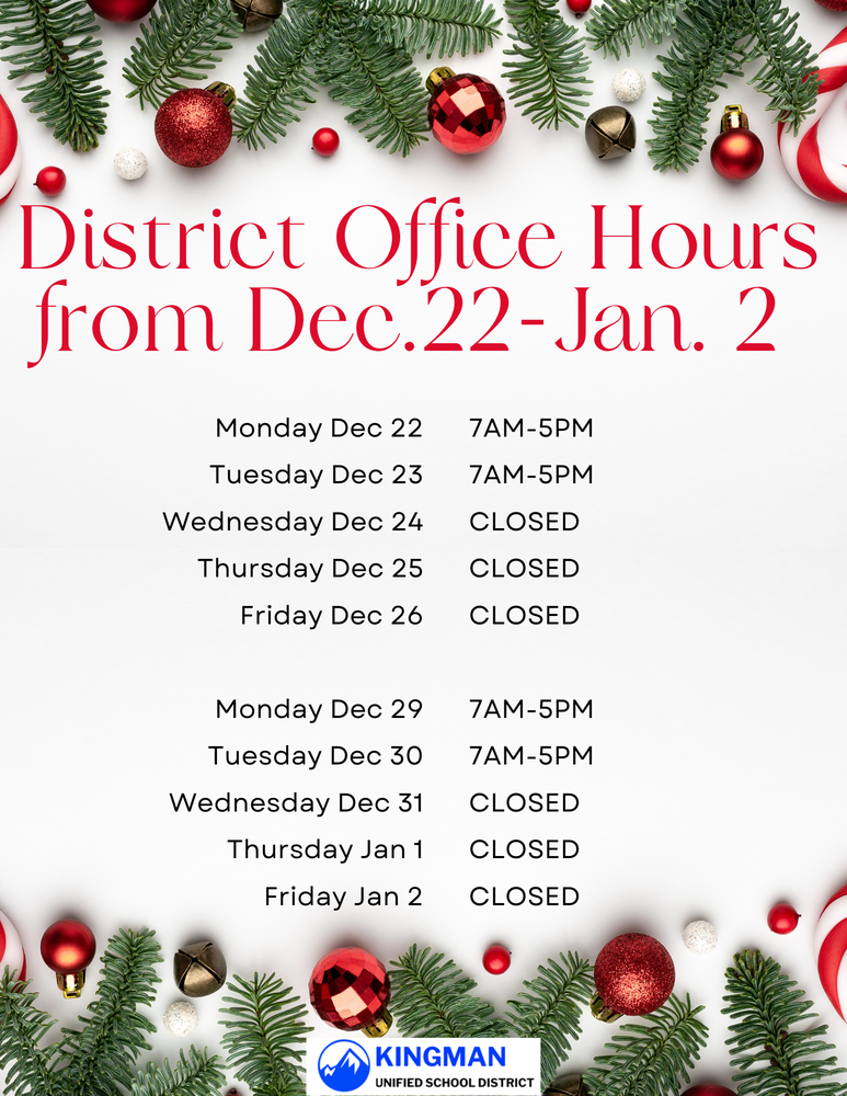 DO Winter Break Hours