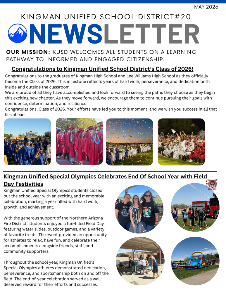 May 2026 Newsletter Cover