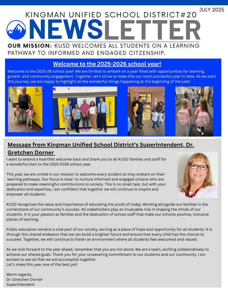 July newsletter