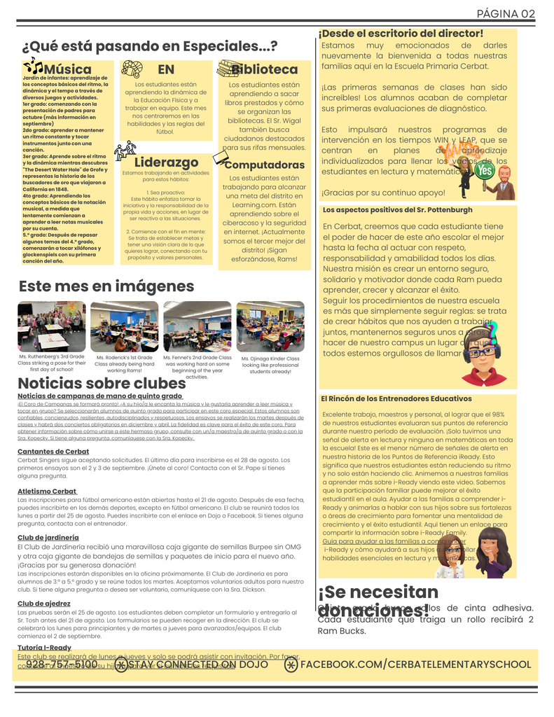 Cerbats' New Newsletter!