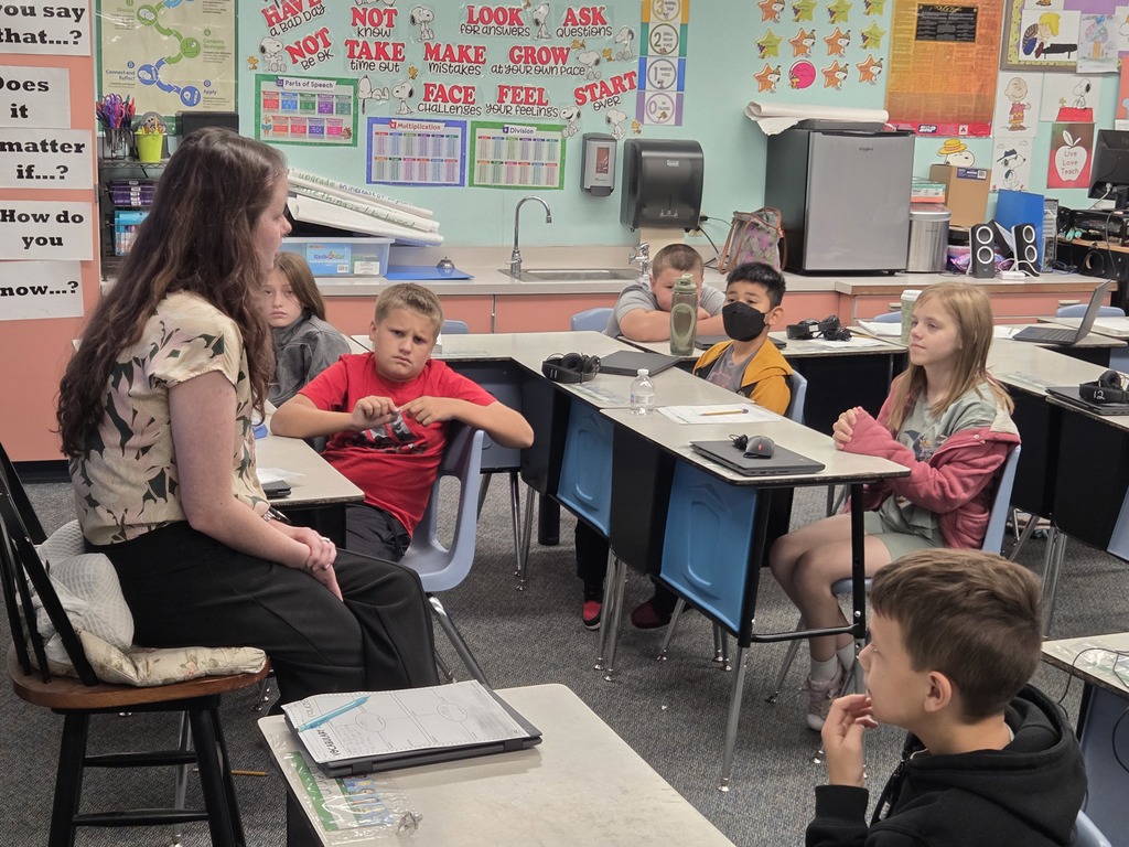 Students listening to Olivia Tobias