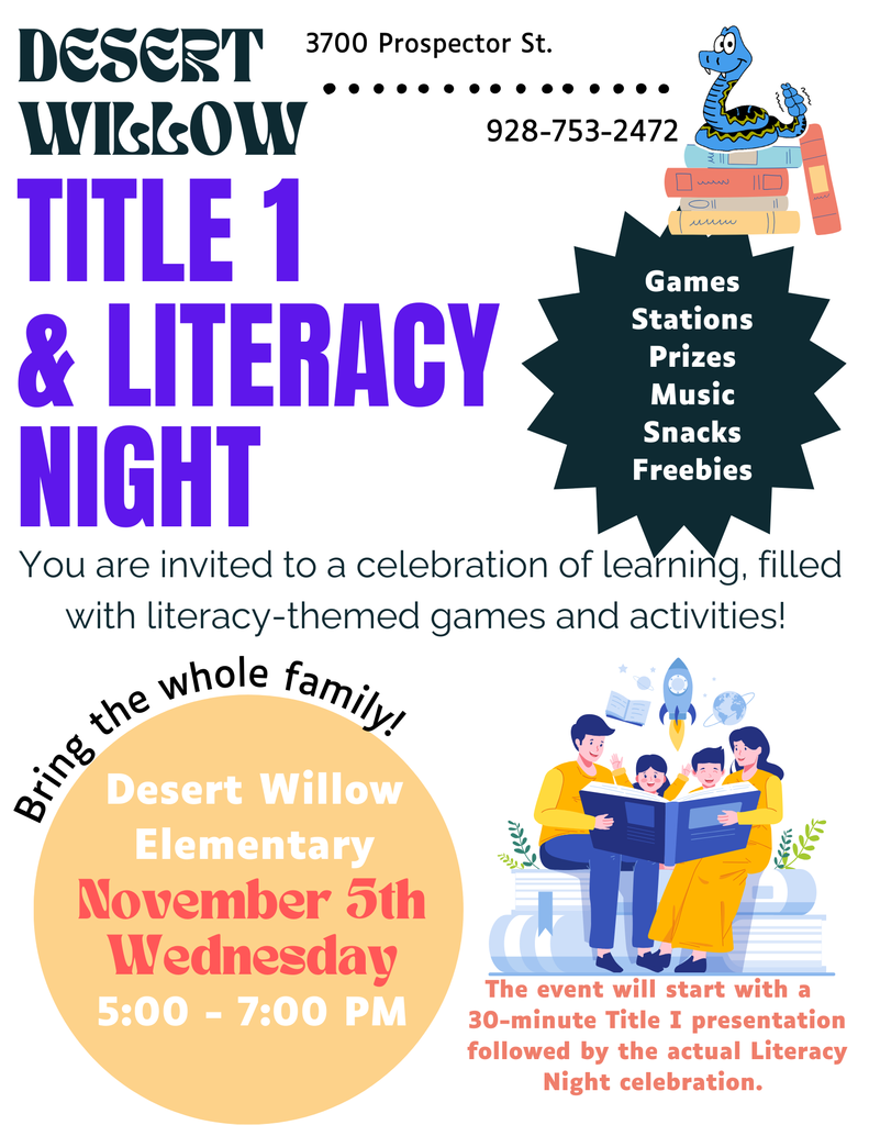 Title 1 Data & Literacy Night at DW