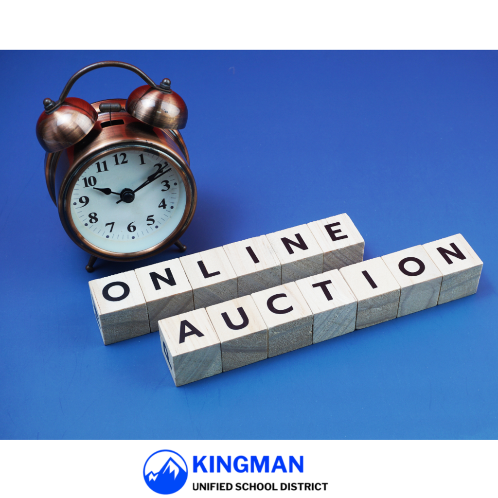 Online auction flyer 
