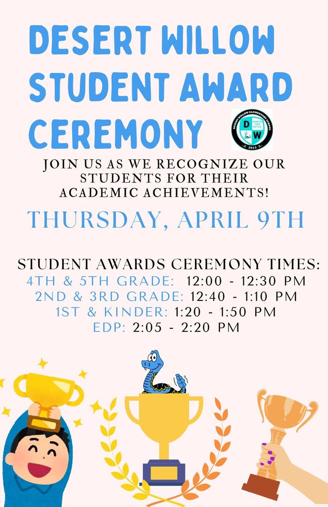 DW Student Award Flyer