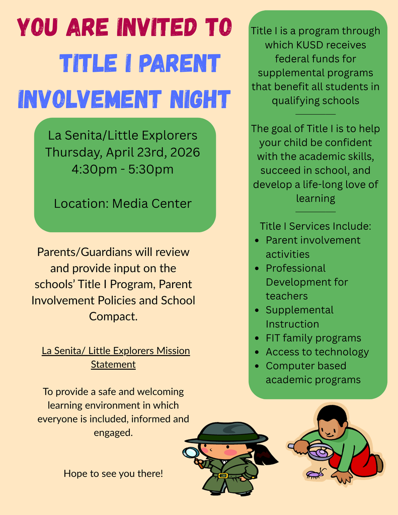 Parent Involvement Night 