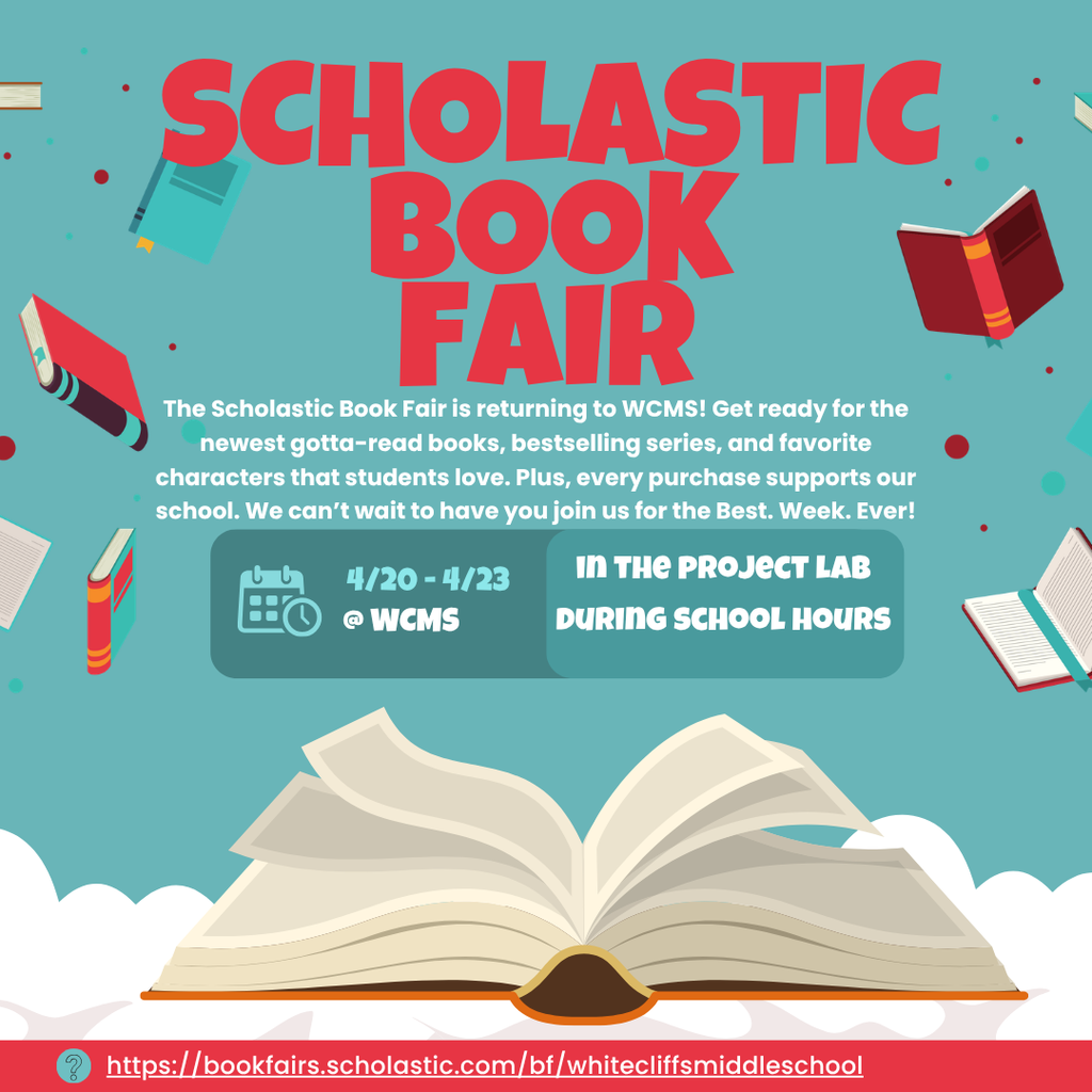 Scholastic Book Fair in April 