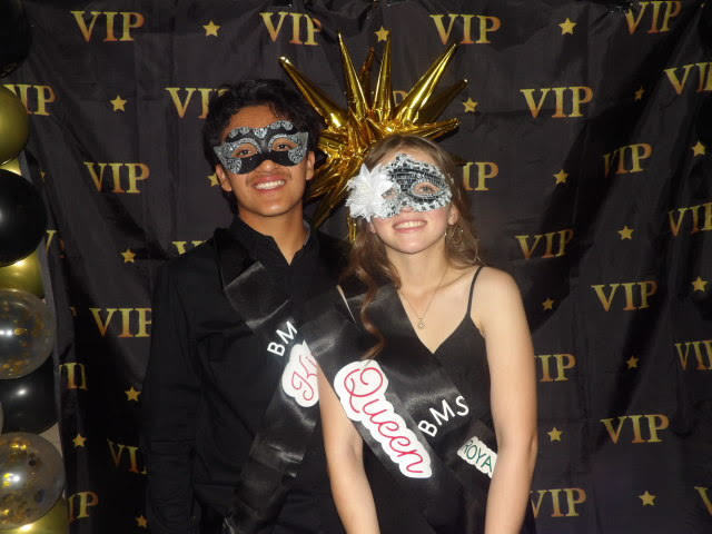 BMS King and Queen - Isaac Morales-Lozoya and Abigail Hilt