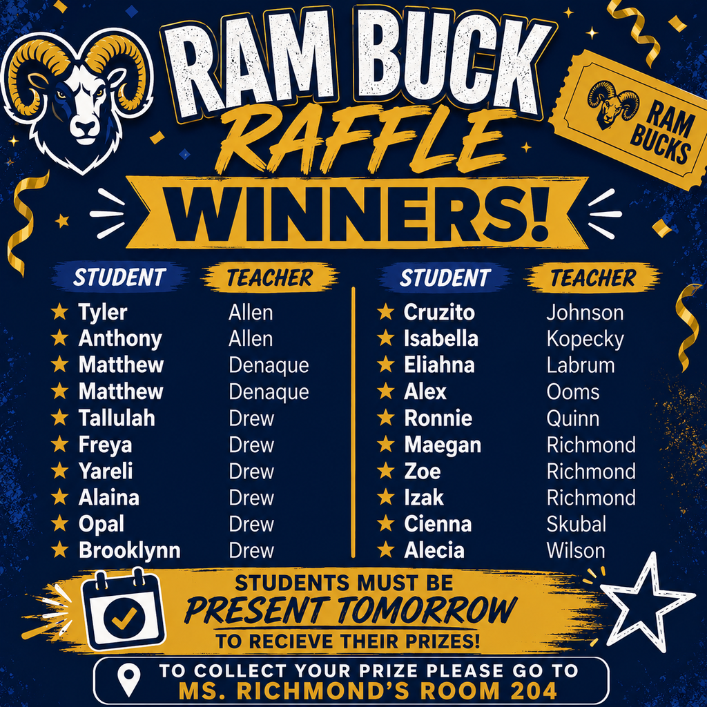 Raffle Winners
