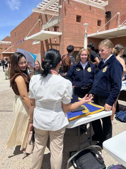 Students at Activities Fair 
