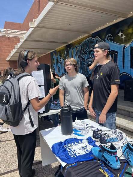 Students at Activities Fair 