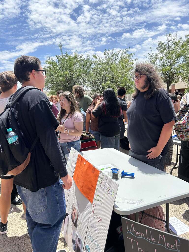 Students at Activities Fair 