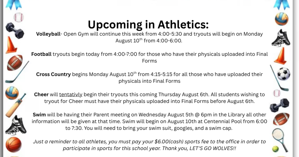 athletics