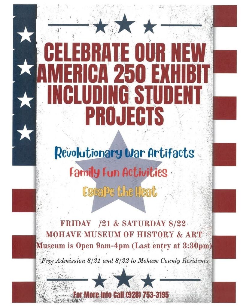 Flyer for Mohave Museum 
