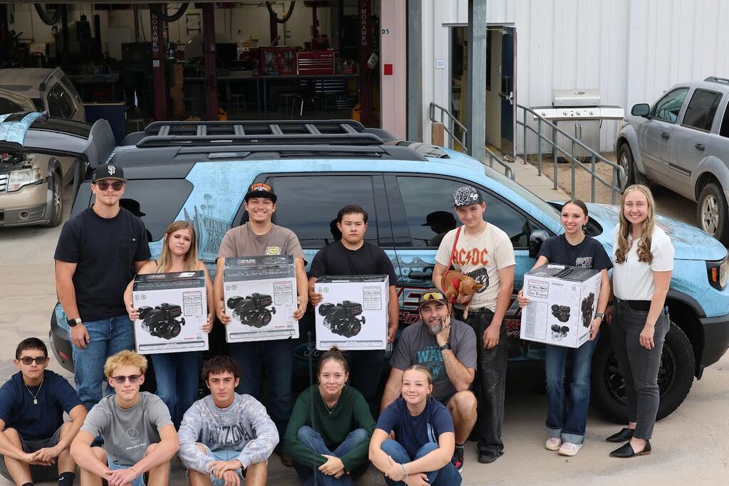 Thank you to Anderson Auto for donated a $300.00 gas card and 4 212cc Predator engines for the autos Project Karts.