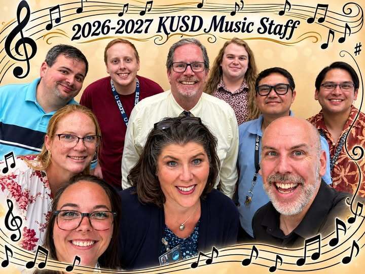 Picture of all of the music teachers for KUSD