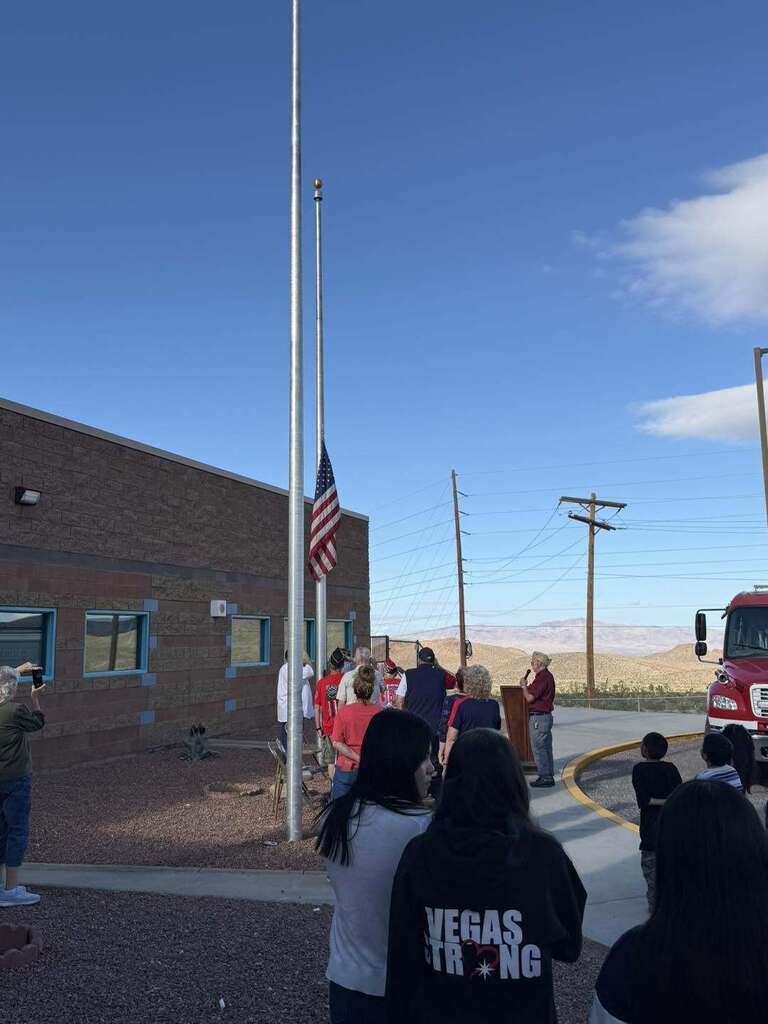 Flag raising ceremony