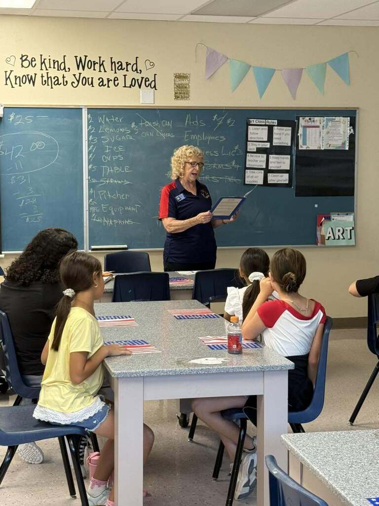 Students participating in Constitution Day activities