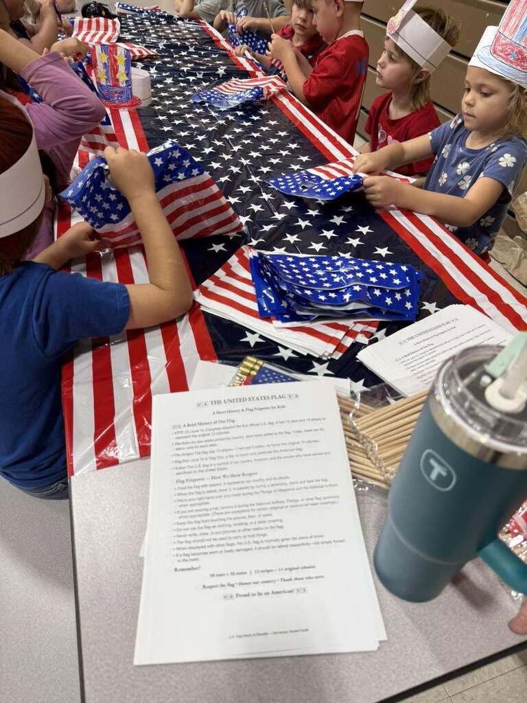 Students participating in Constitution activities