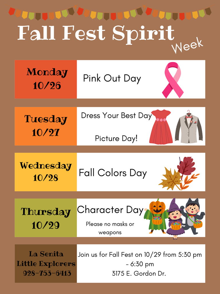 Fall Spirit week