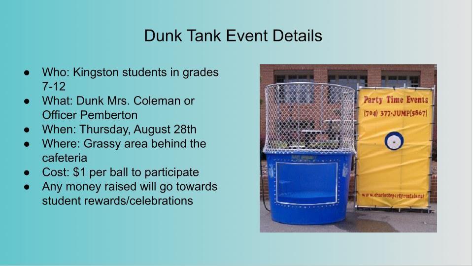 Dunk tank