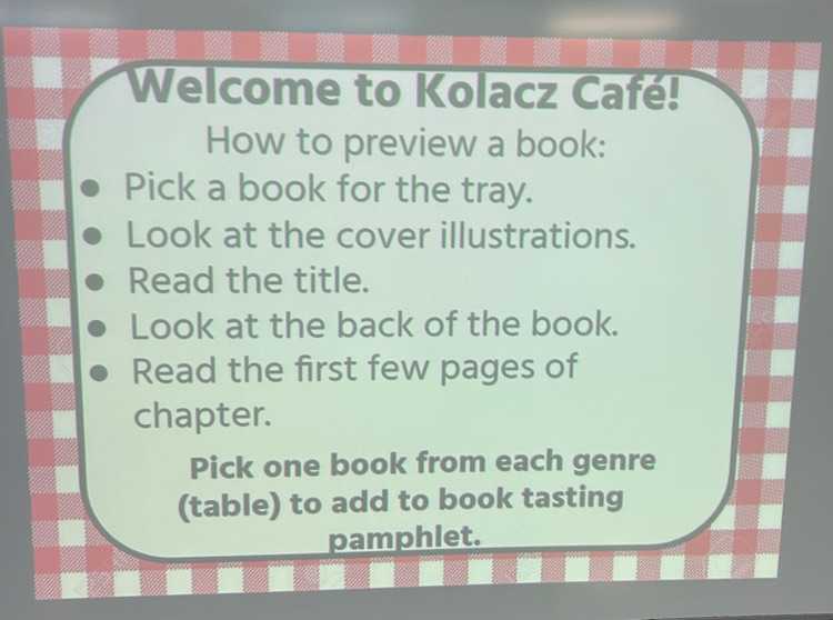 KES Book Tasting