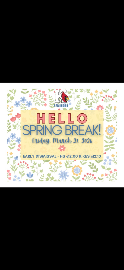 Spring Break: Half-Day Reminder