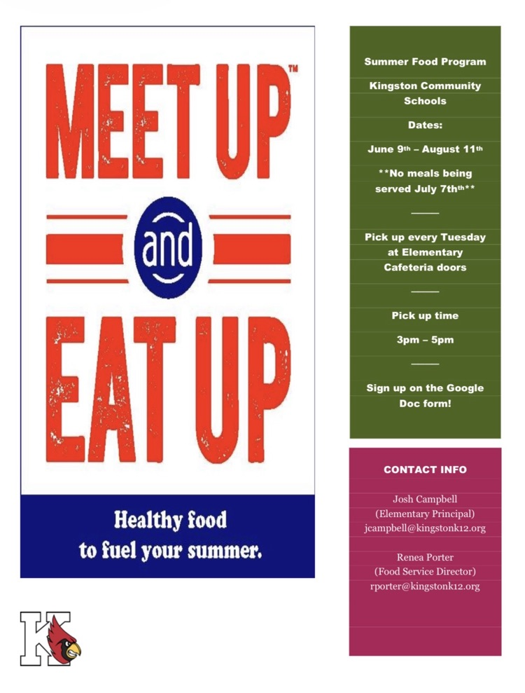 Summer Food Program Info