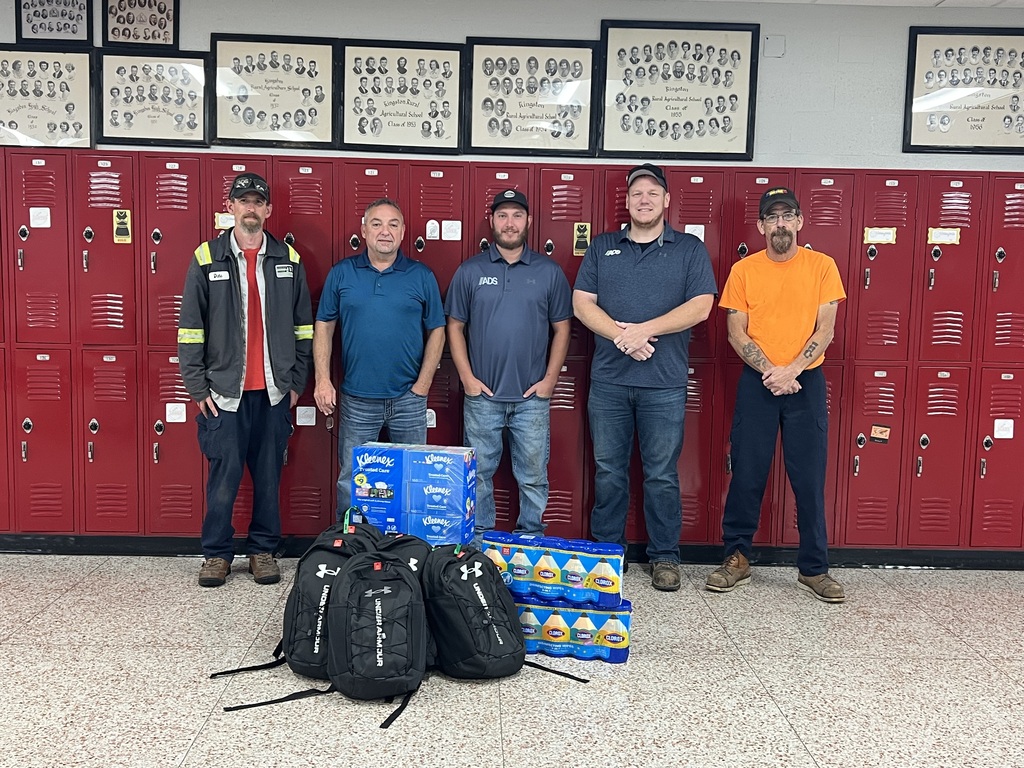 employees of Advanced Drainage Systems, Inc provided school supplies to KCS