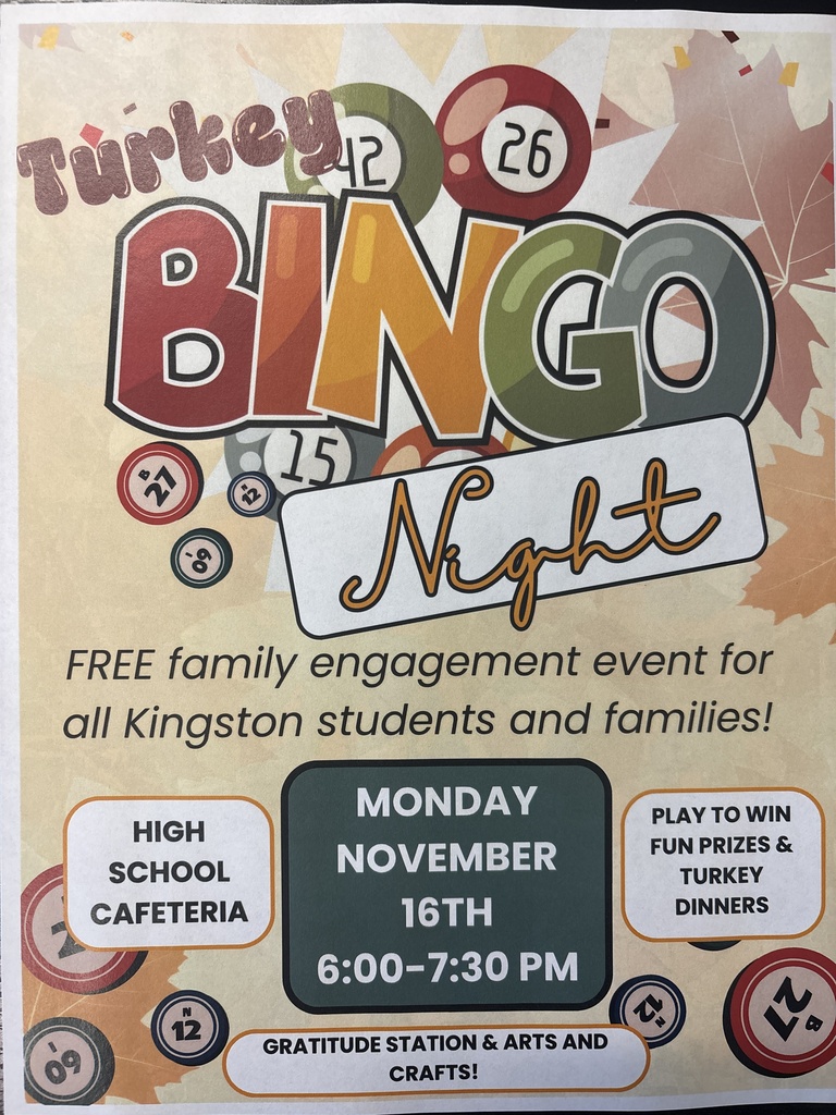 Turkey Bingo