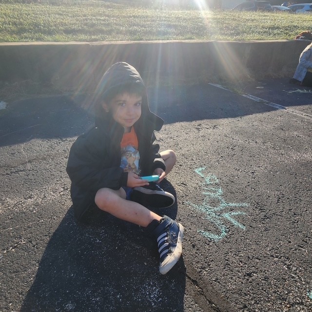 Chalk writing 