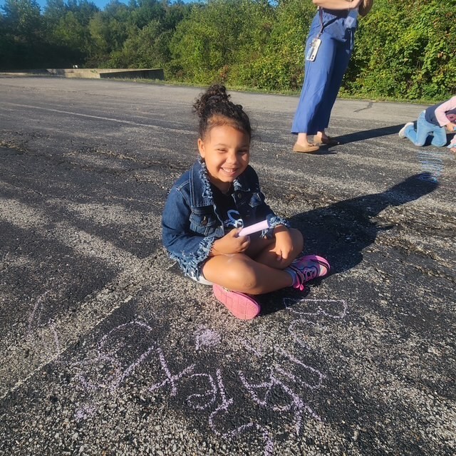 Chalk writing 