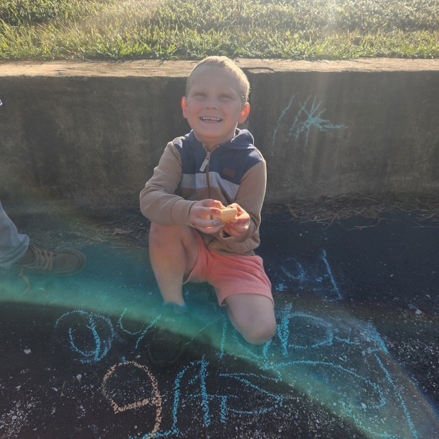 Chalk writing 