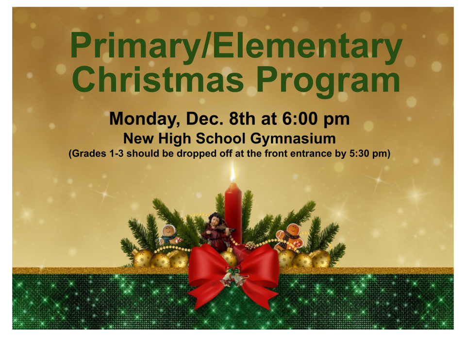 Elementary Christmas Concert 2025!