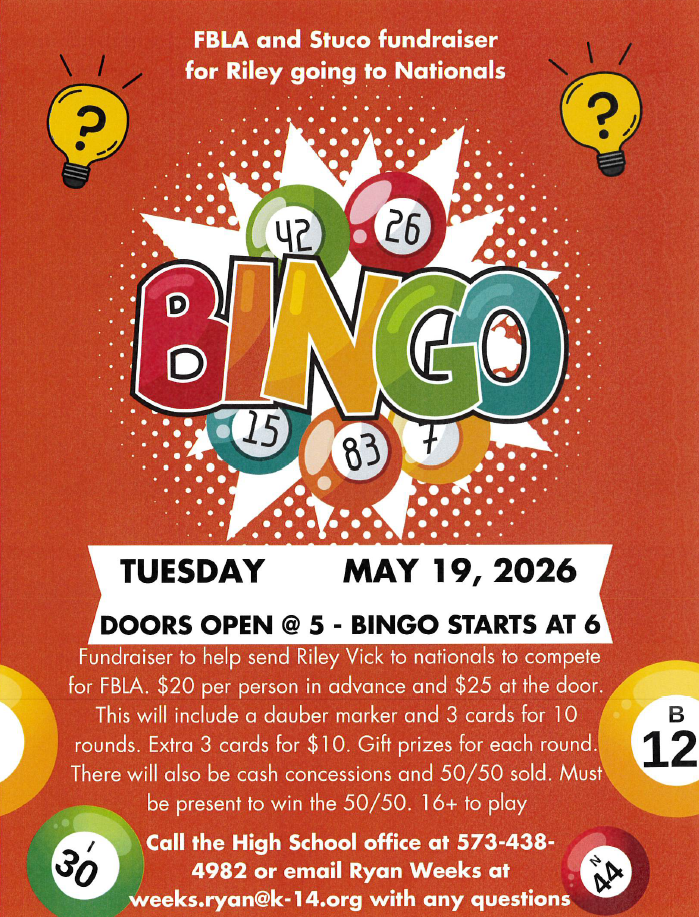 Bingo Fundraiser