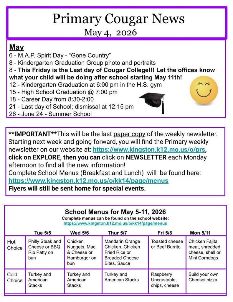 Newsletter page 1