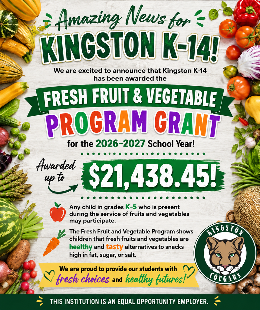SCHOOL YEAR 2026–2027 FREH FRUIT AND VEGETABLE PROGRAM GRANT FOR GRADES K-5