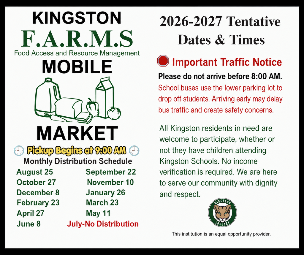 Mobile Market is today 9/22/2026 at 9:00 AM